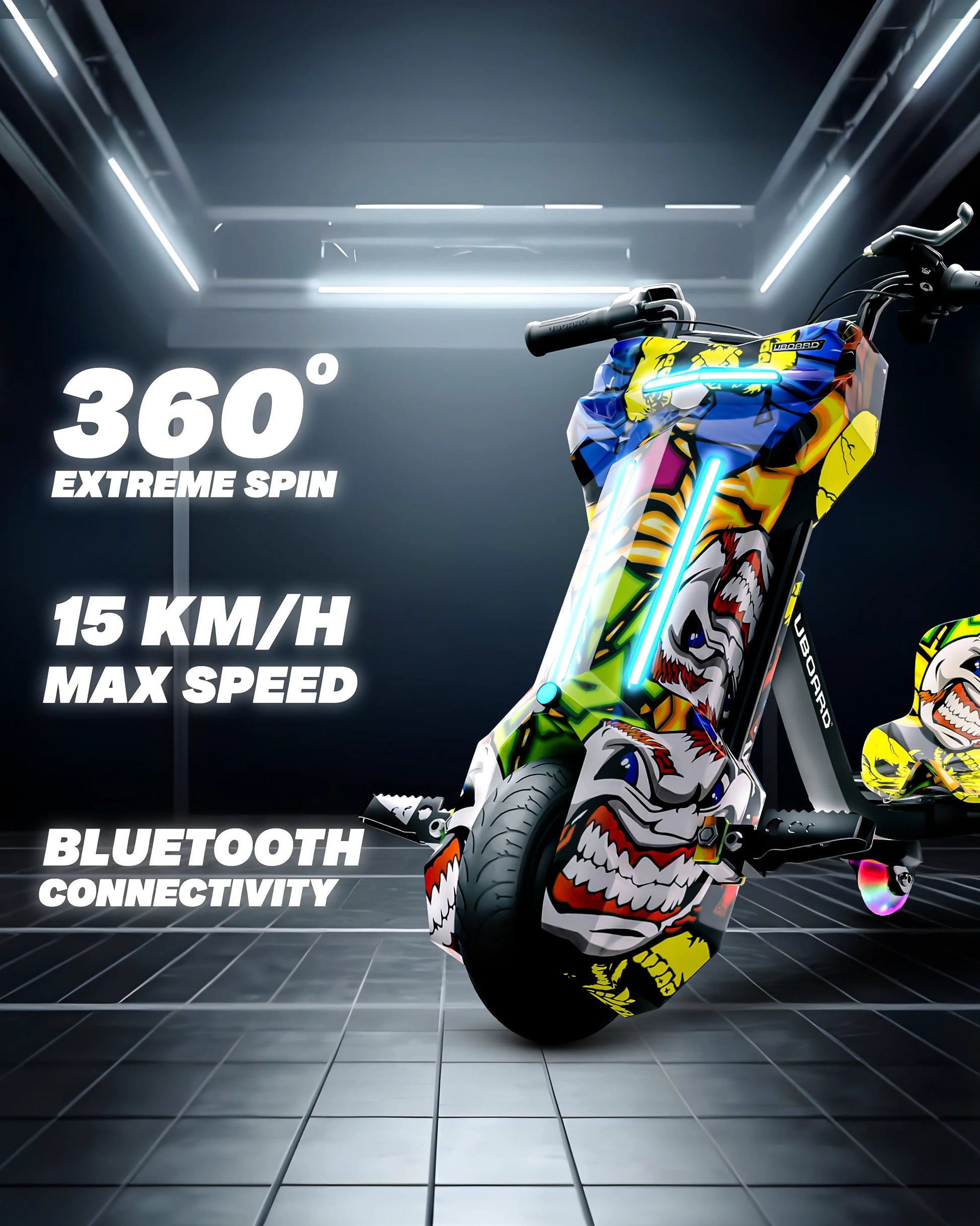 UBOARD 3 Wheel drifter - Electric Ride-on car