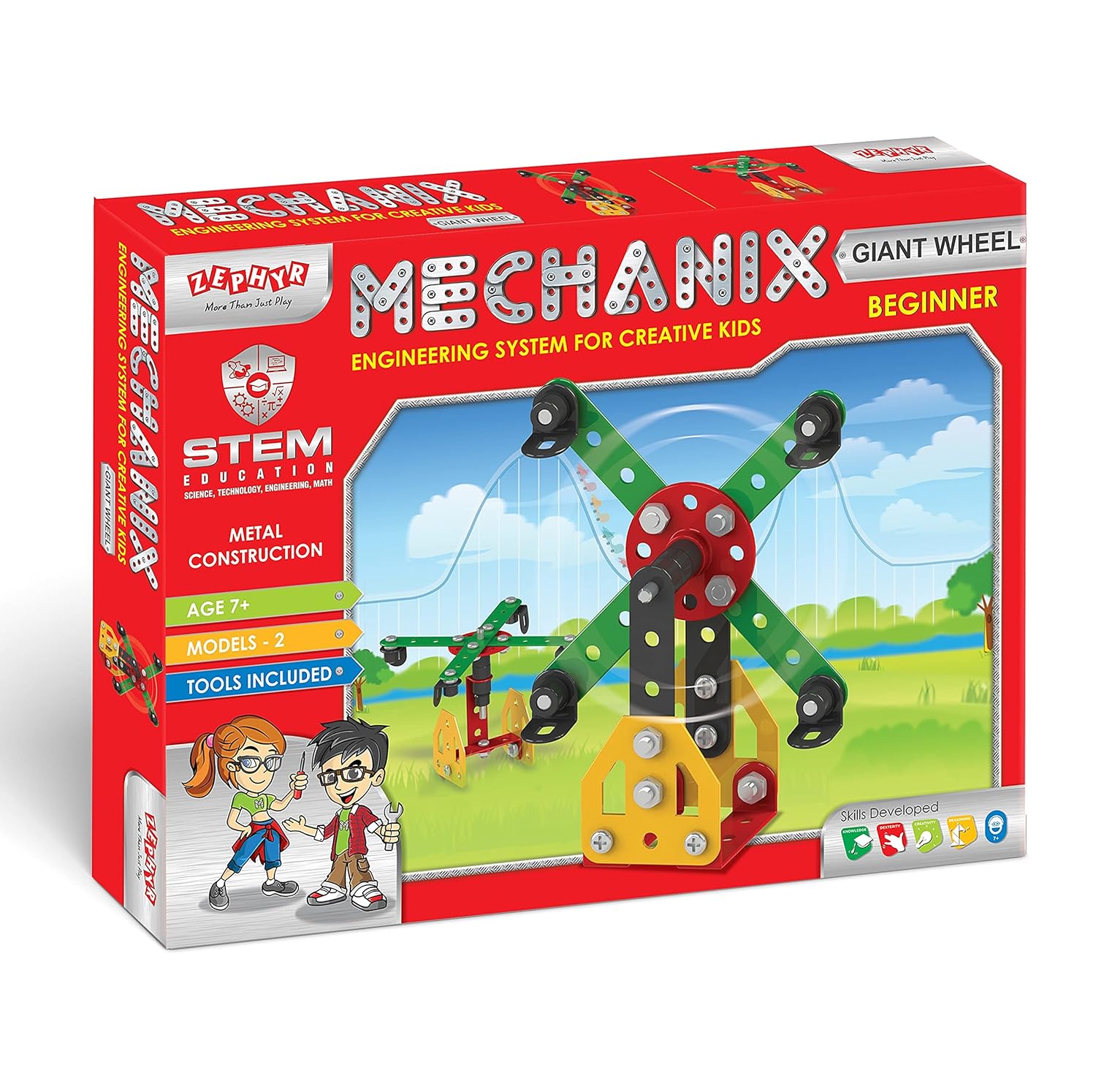 Mechanix Beginner Giant Wheel Building Blocks
