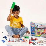 Maharaja Metro Station Building Construction Blocks Set