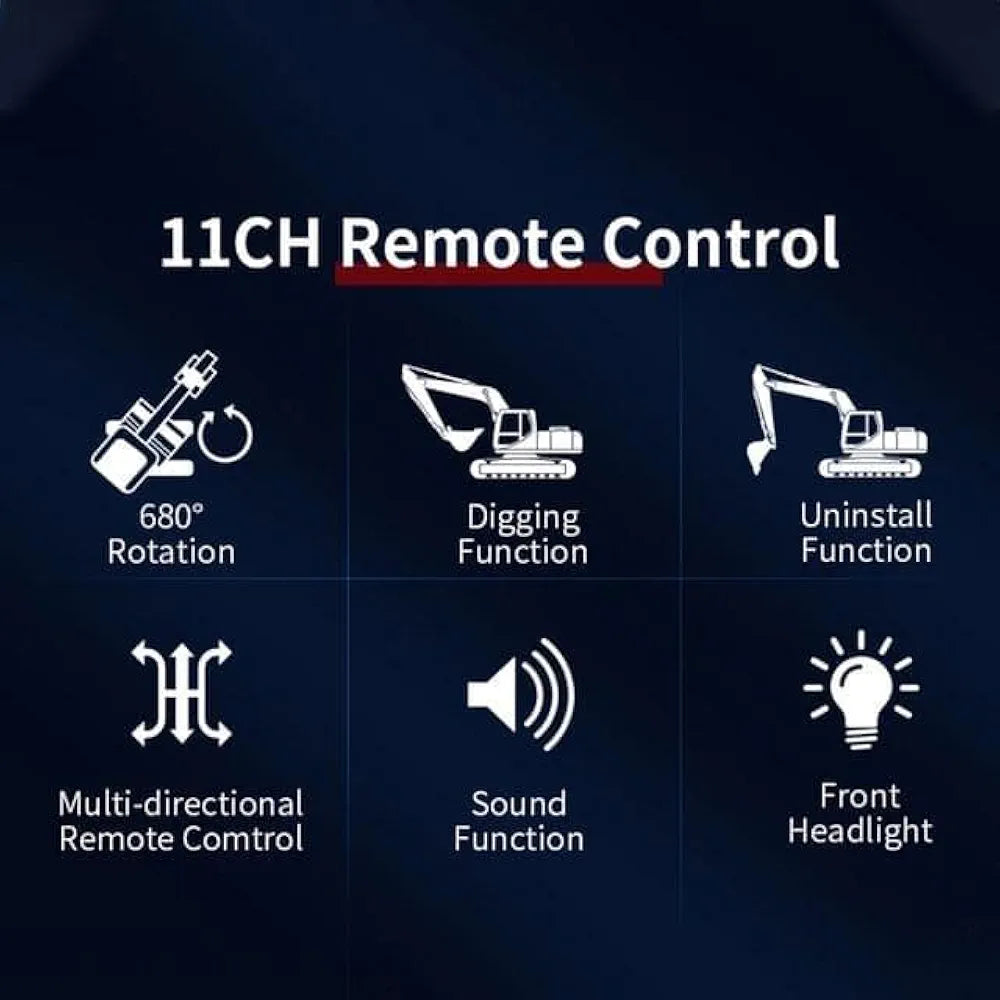 RC Construction Excavators Toys