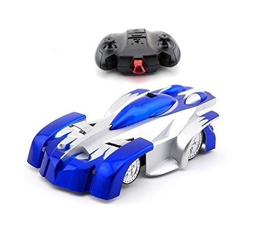 Wall Climbing Rechargeable RC Car- Blue