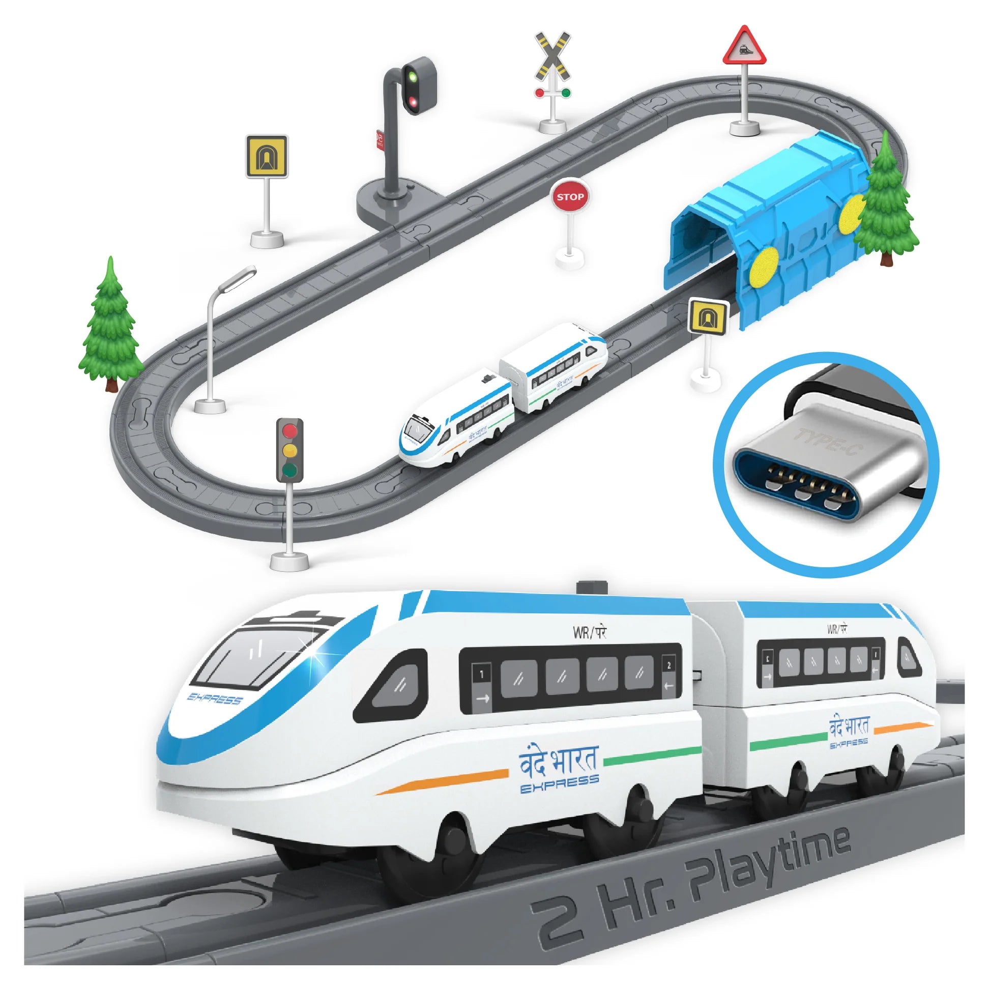 BOOGYWOOGY Bharat Express (49 Pcs)