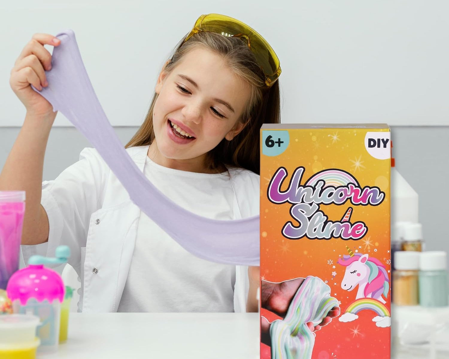DIY Unicorn Slime for Kids