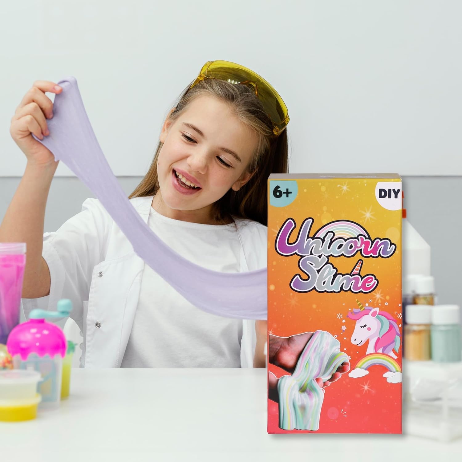 DIY Unicorn Slime for Kids