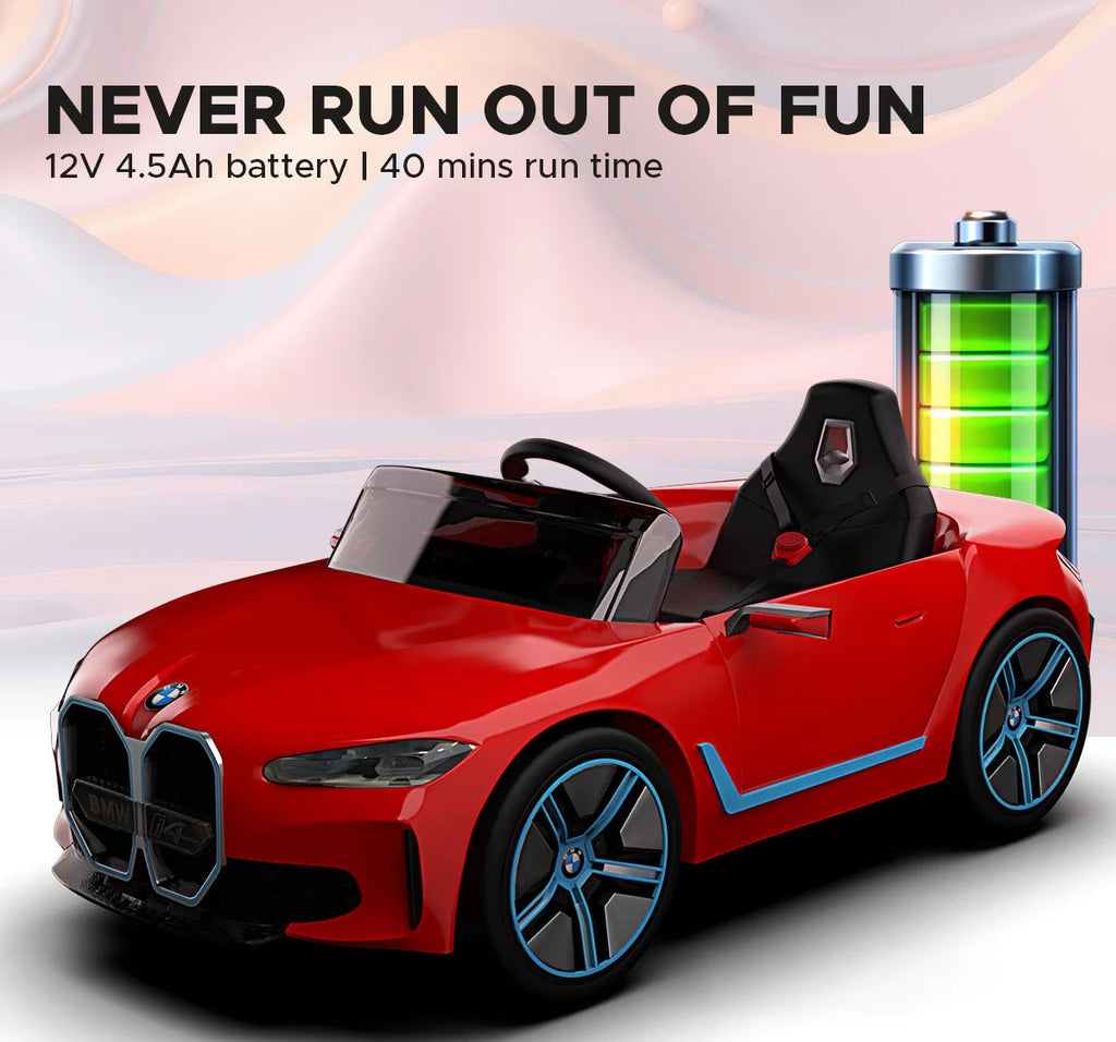 BMW i4 Ride-On Car (Red)