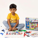Maharaja Metro Station Building Construction Blocks Set