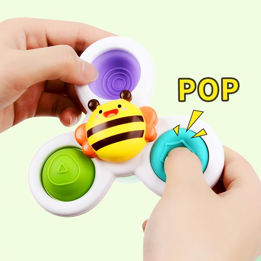 3 PCS Suction Cup Spinner Toy