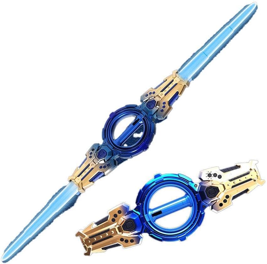 Fire Spin Sword Double-Edged Lightsaber Toy