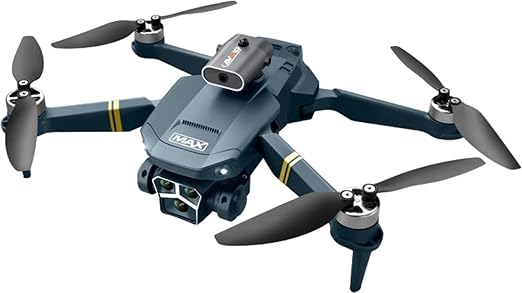 M3 Max Brushless Drone with 4K Camera, WiFi FPV, 1080P HD, Dual Foldable, RC Drone, Altitude Hold, Headless Mode, Visual Positioning, Auto Return, App Control, Multicolor