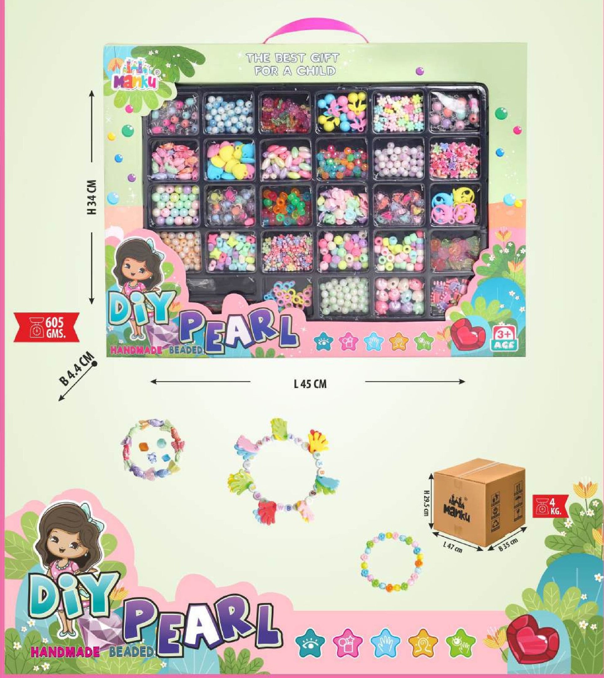 MANKU  JW -005 DIYA PEARL SERIES