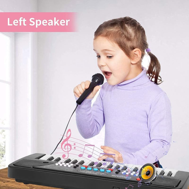 VEBETO Kids Piano with Mic 