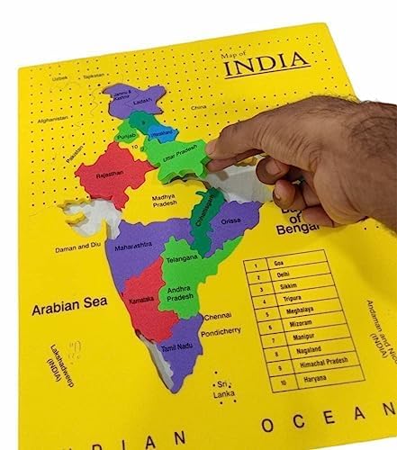 India Map Puzzle Game Set