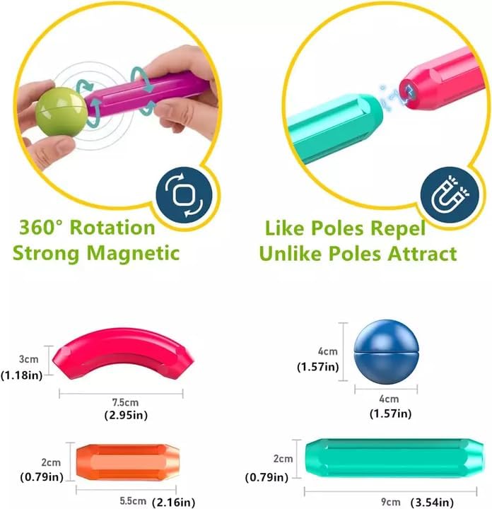 Magnetic Building Stick & Ball Blocks