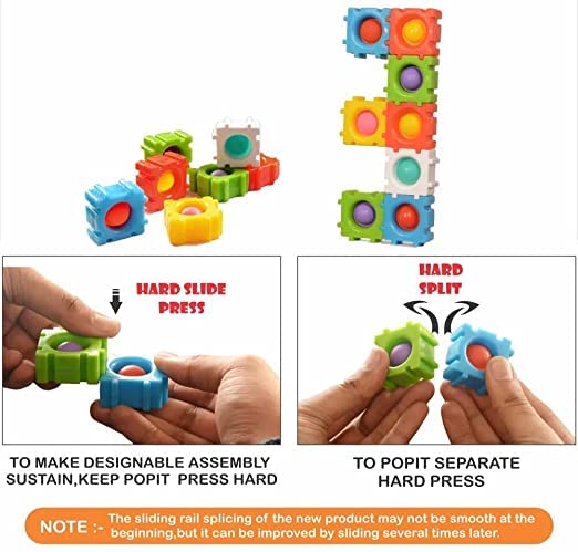 Pop It Puzzle Kids Toys for Gift | Big Size Pop It Puzzle