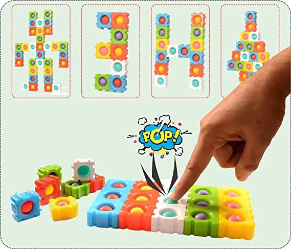 Pop It Puzzle Kids Toys for Gift | Big Size Pop It Puzzle