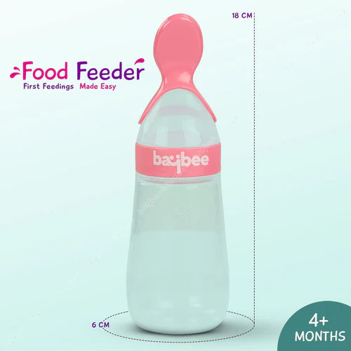Food Squeeze Feeder Anti-Colic & BPA Free with Spoon
