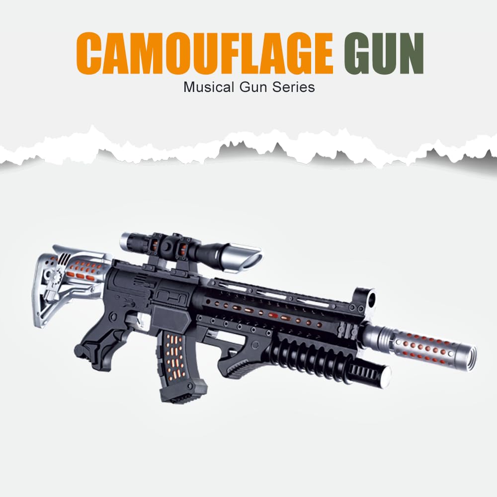 Military Camouflage Gun