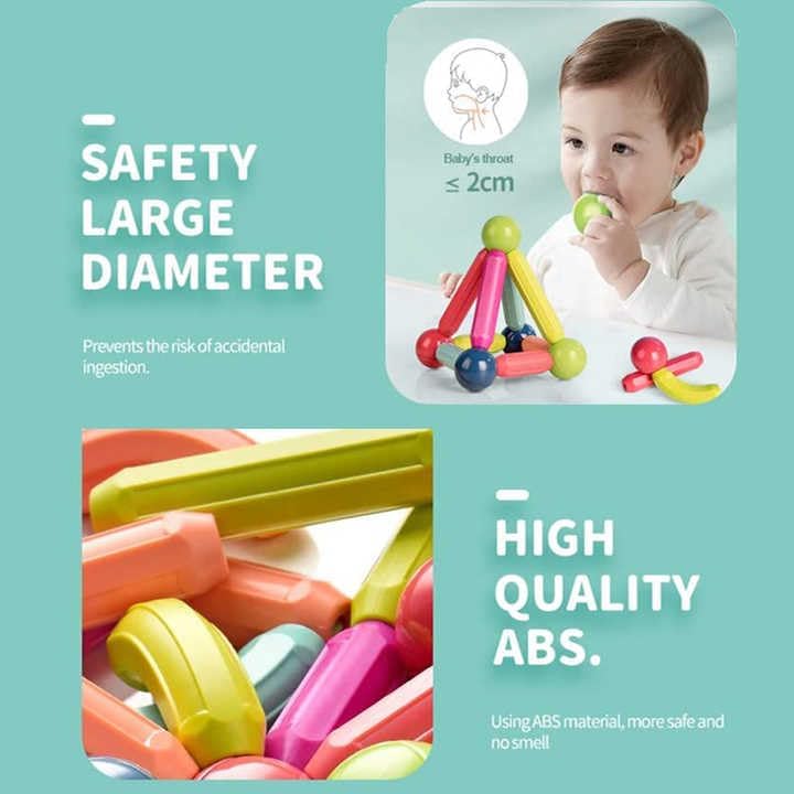 Magnetic Building Stick & Ball Blocks
