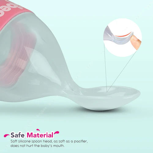 Food Squeeze Feeder Anti-Colic & BPA Free with Spoon