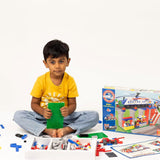 Maharaja Metro Station Building Construction Blocks Set