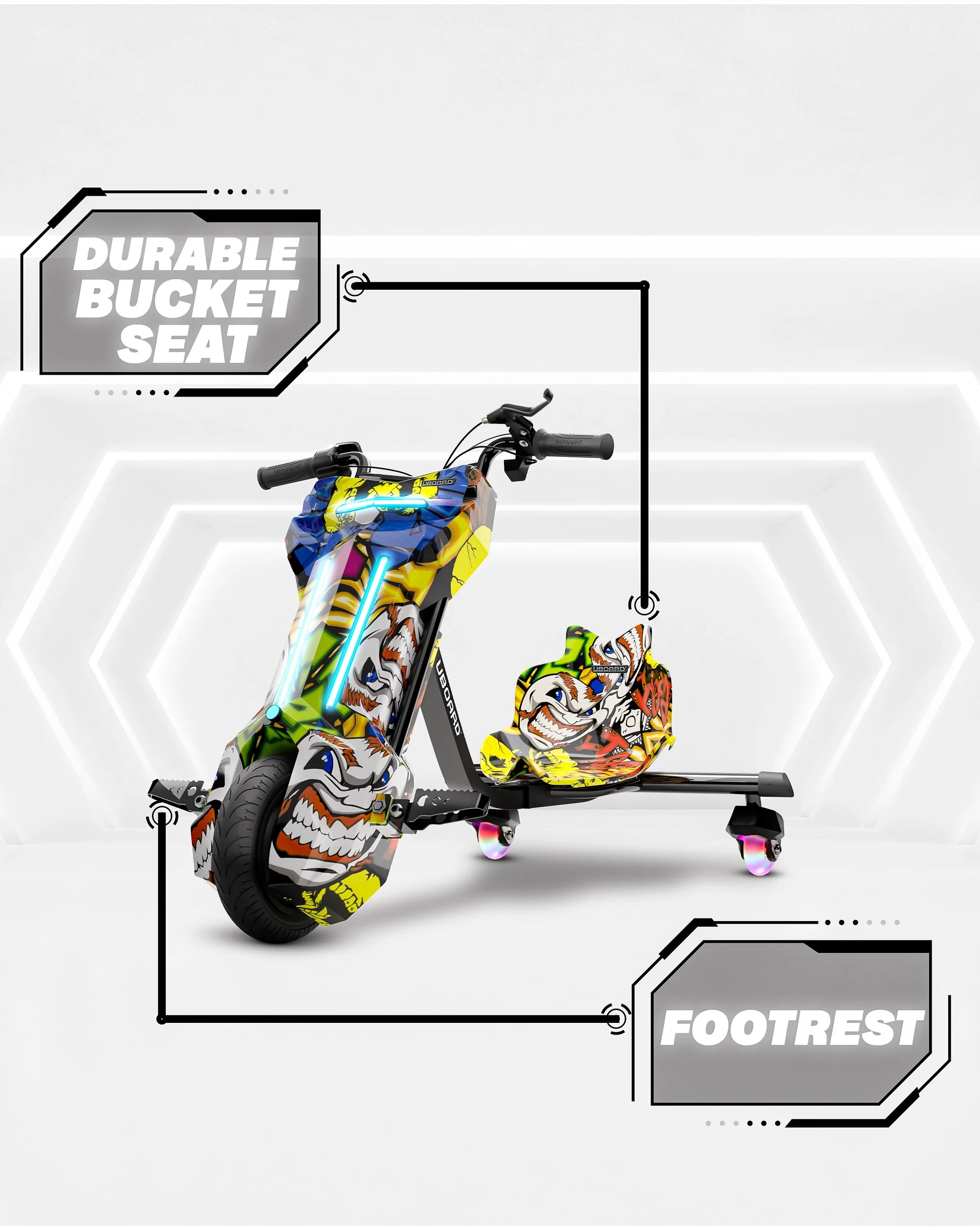 UBOARD 3 Wheel drifter - Electric Ride-on car