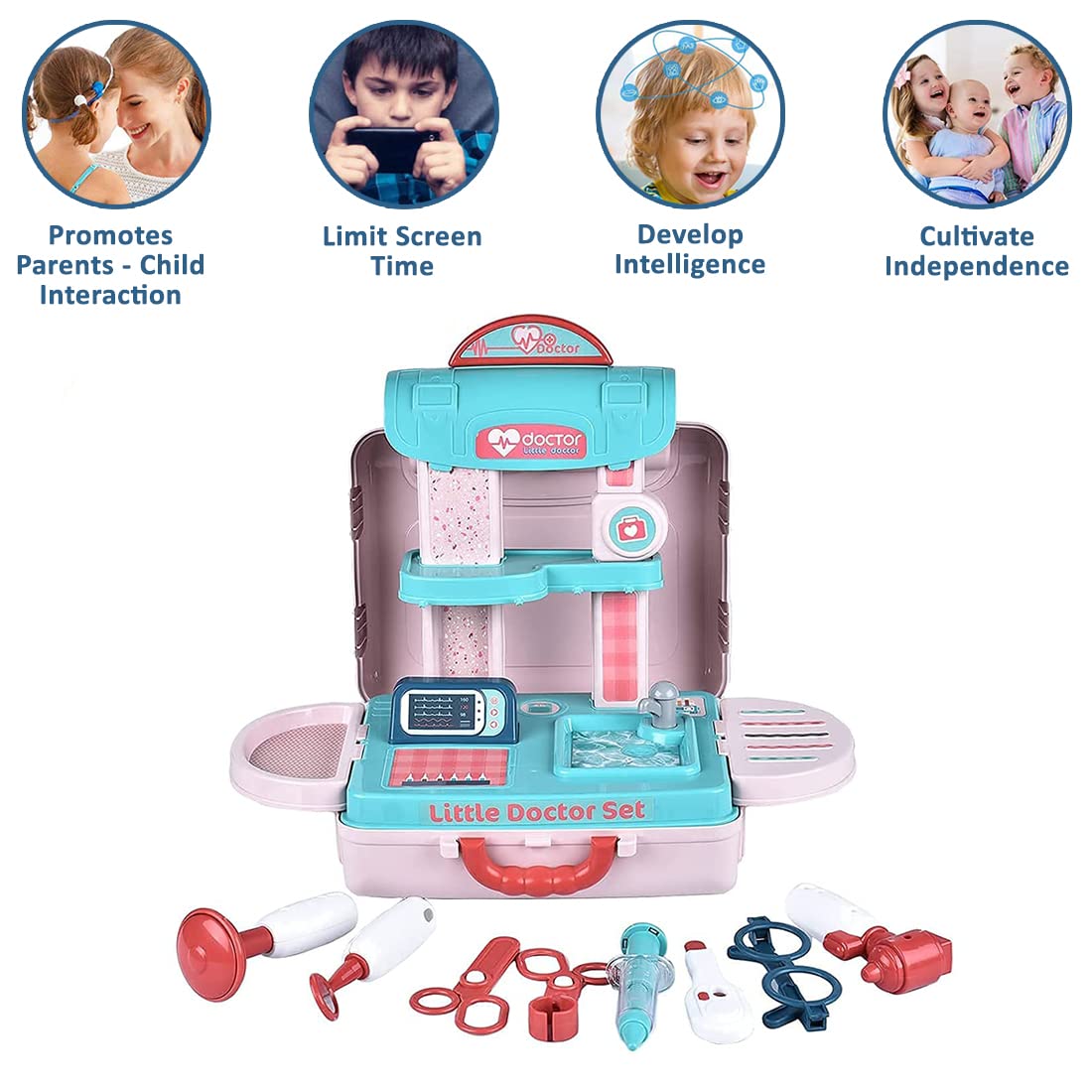Doctor play set with briefcase