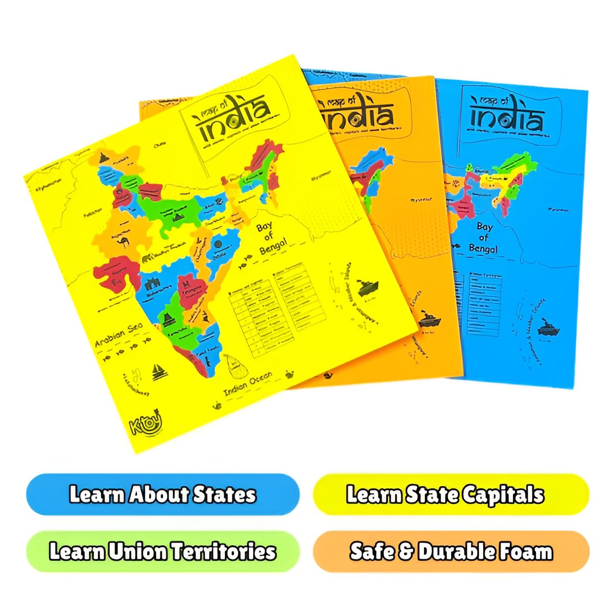 India Map Puzzle Game Set