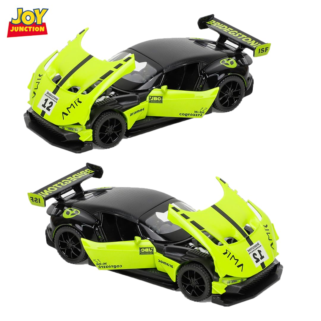 Die-Cast Metal Car jj90  Neon Green