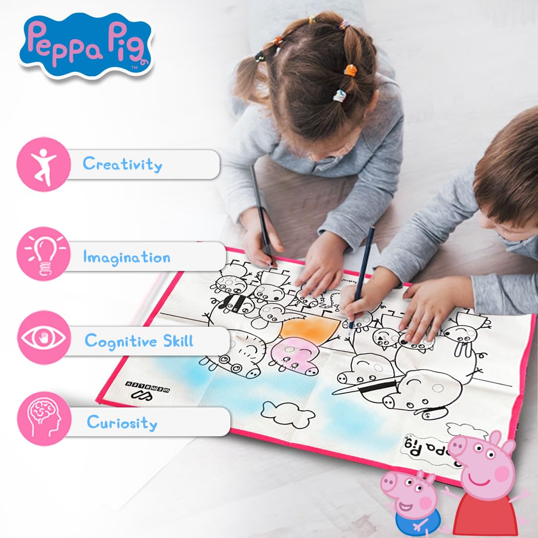 Peppa Pig Coloring Mat