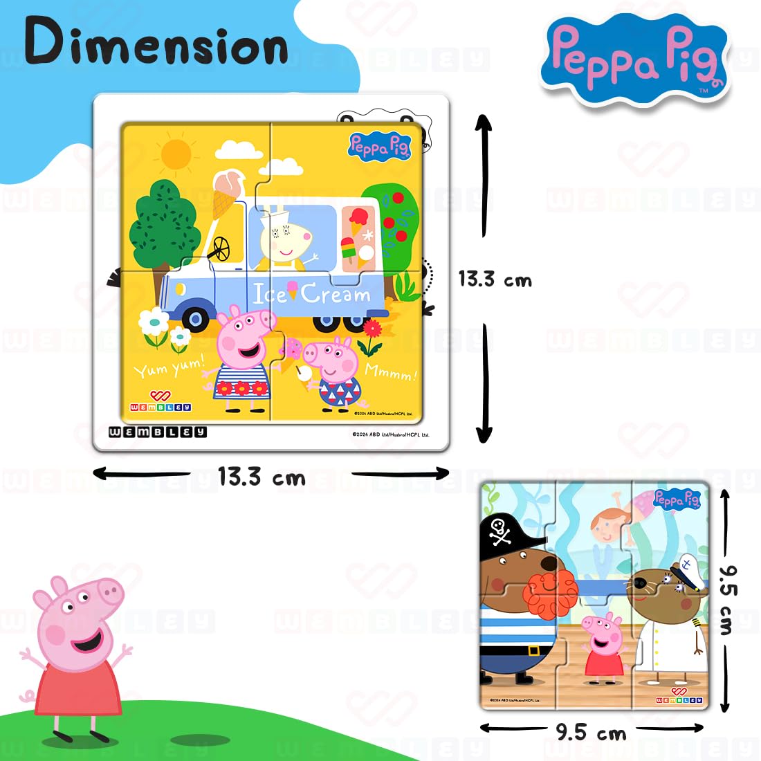 Peppa pig Jigsaw Magnetic Puzzle
