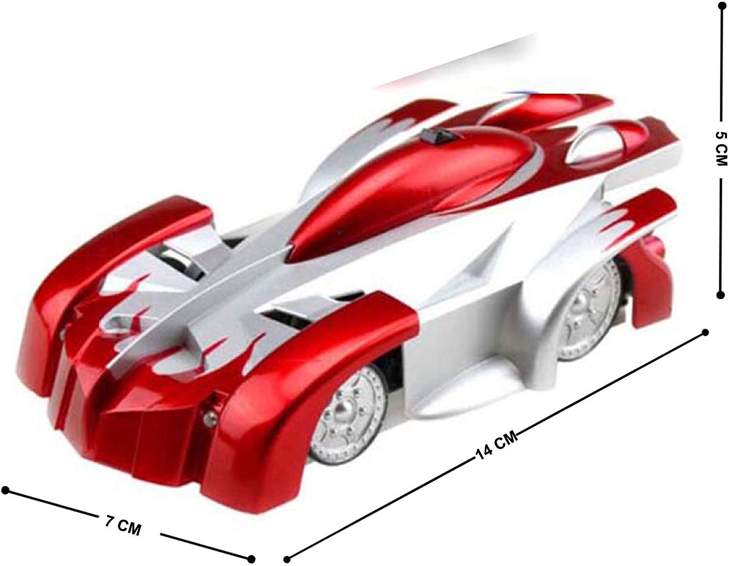 Wall Climbing Rechargeable RC Car- Red