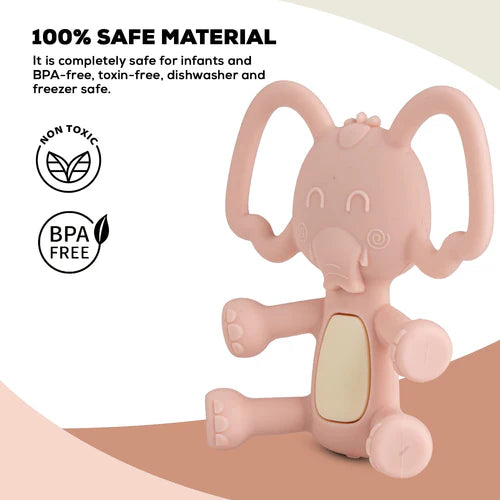 Elephant Silicone Teether for Baby