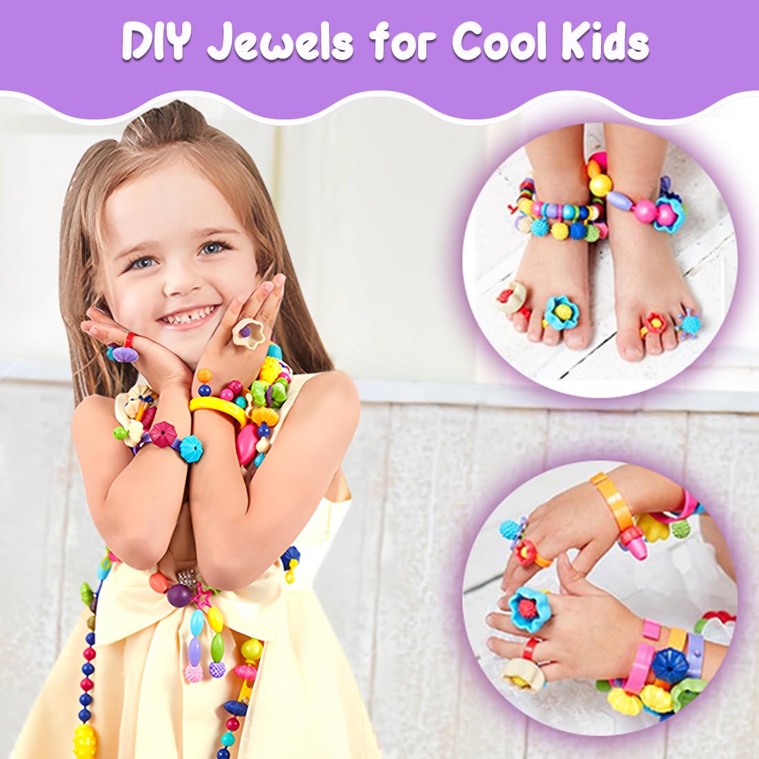 DIY Bracelet Necklace Rings Craft Kits