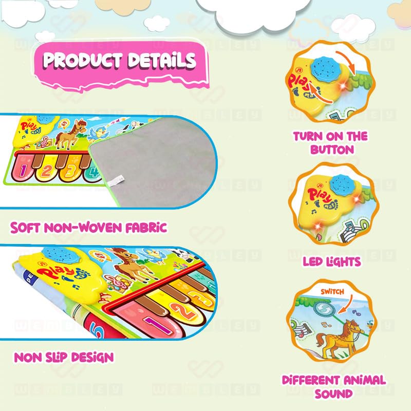 Wembley Animal Piano Mat (Modes & Animal)
