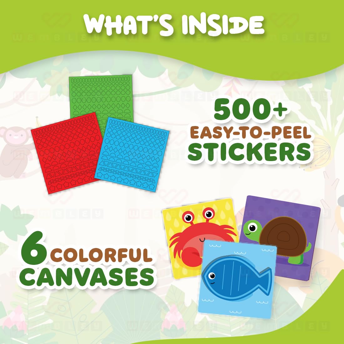 Wembley Art Kit Foam Sticker Book