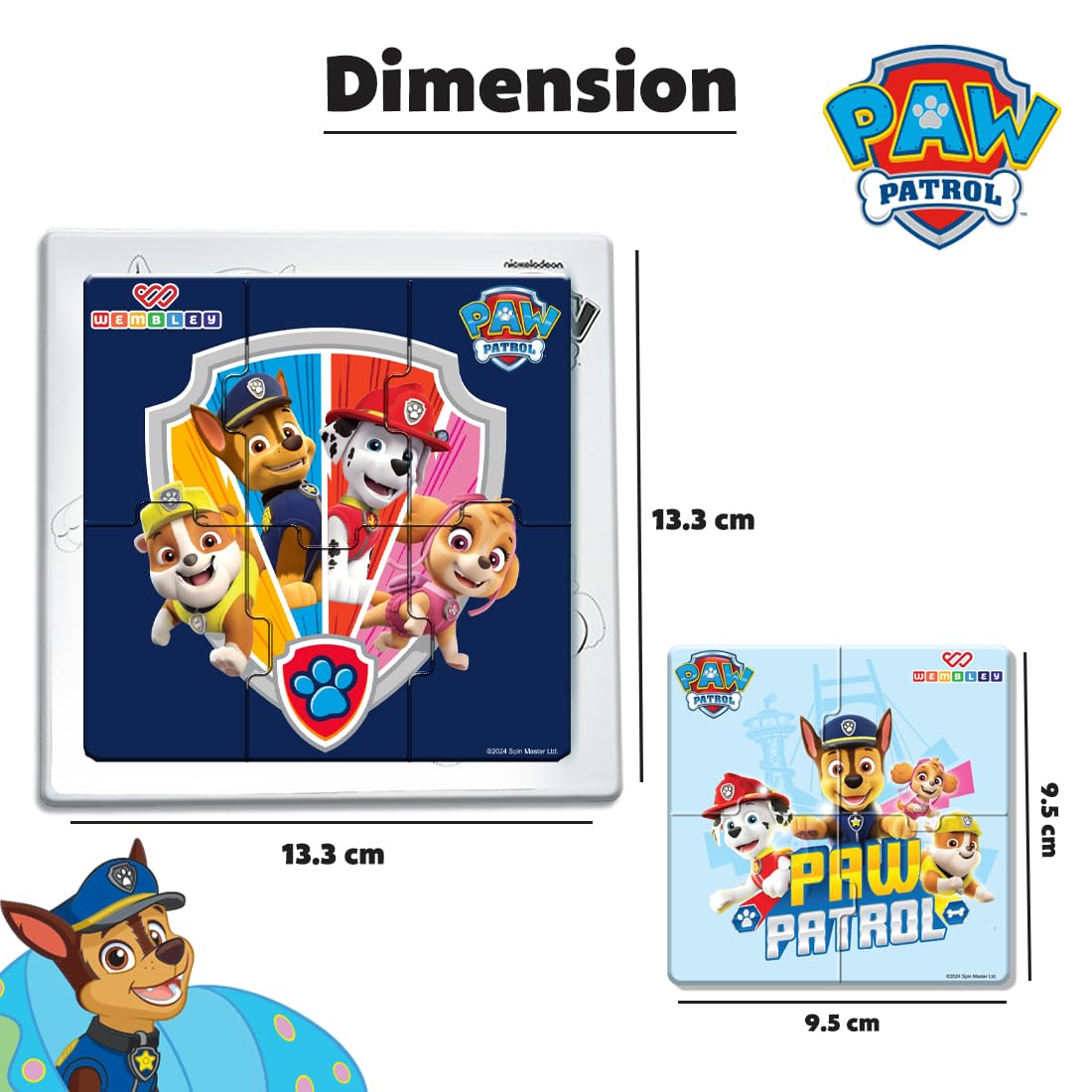 My First 3 in 1 Jigsaw Magnetic Puzzle (PAW PATROL)