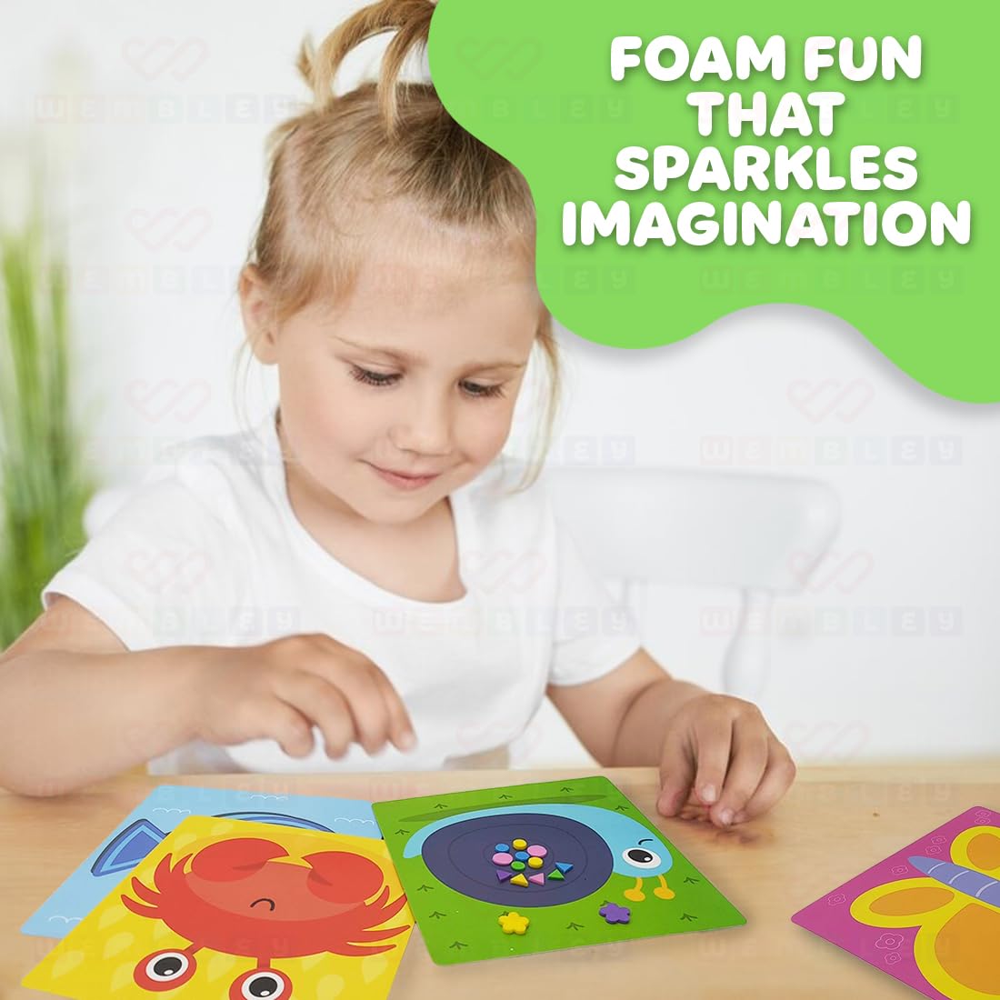 Wembley Art Kit Foam Sticker Book