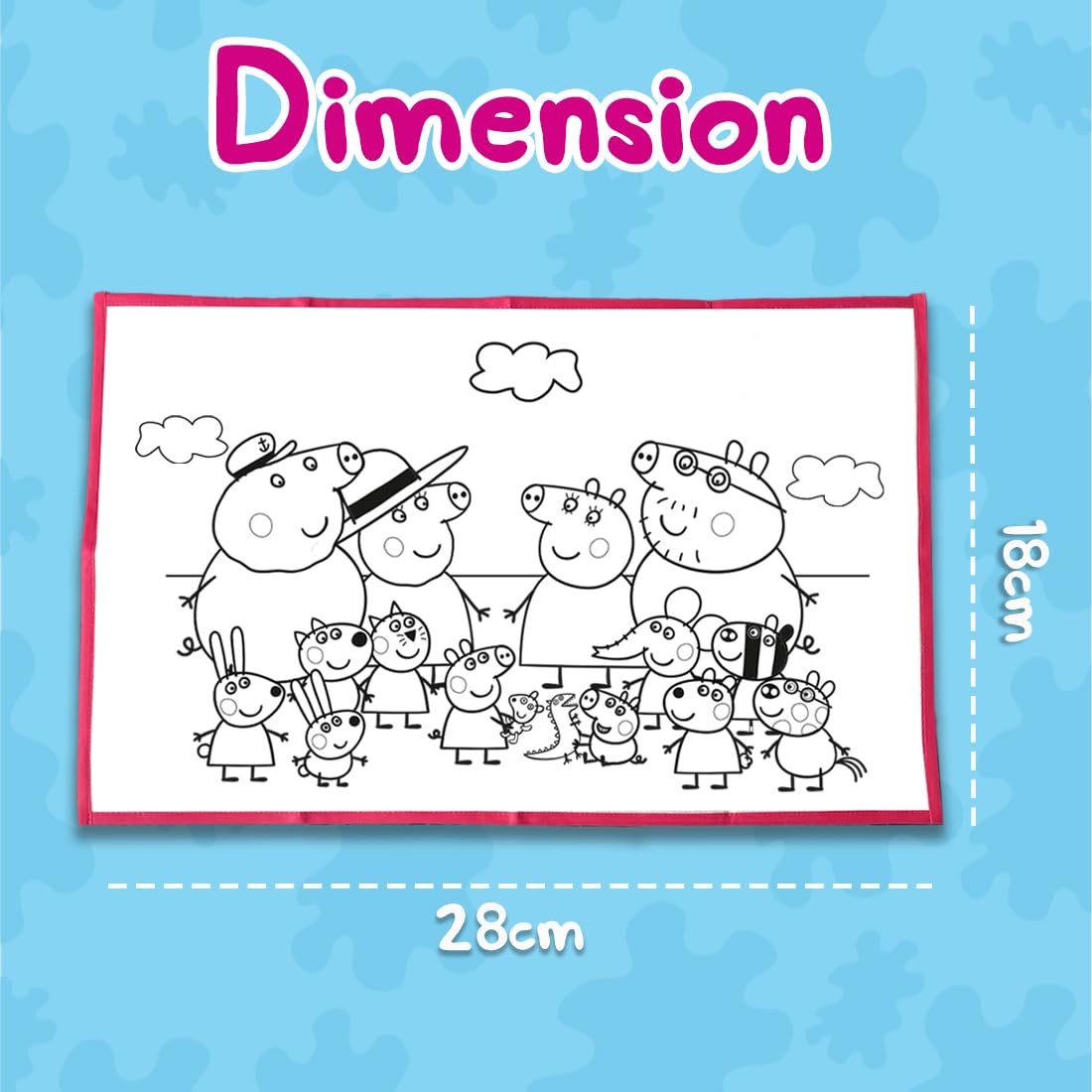 Peppa Pig Coloring Mat