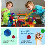 Magnetic Marble Run Blocks 45 Pcs