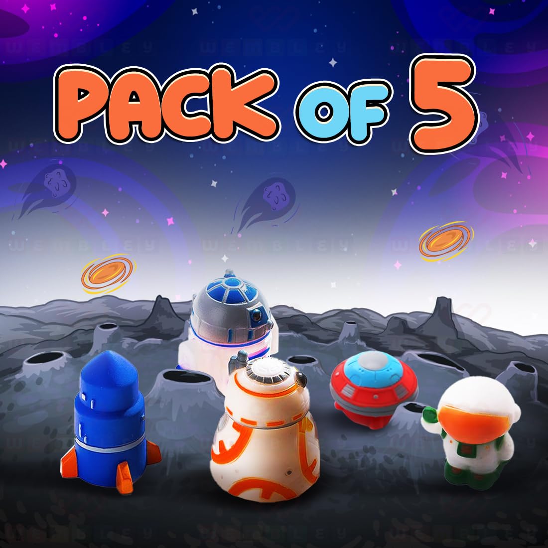 5 Pcs Space Finger Puppet Toy