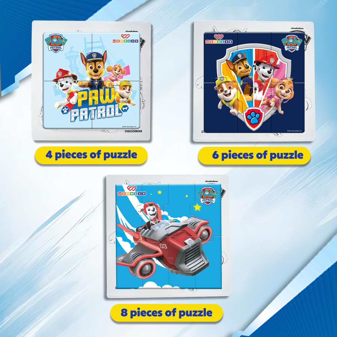 My First 3 in 1 Jigsaw Magnetic Puzzle (PAW PATROL)