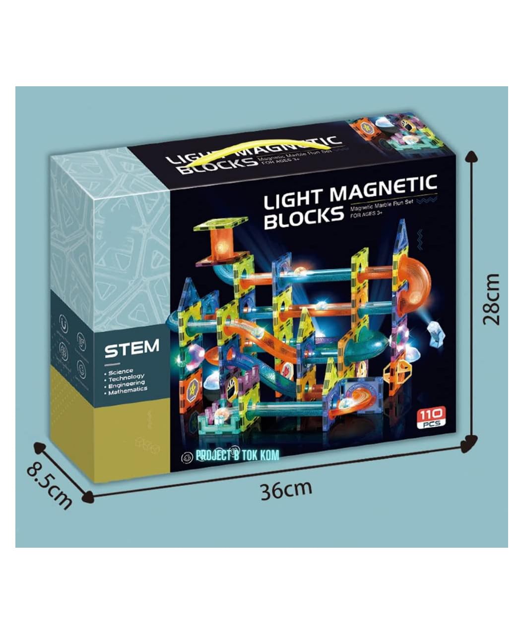 3D Magnet Toys Magnetic Tiles