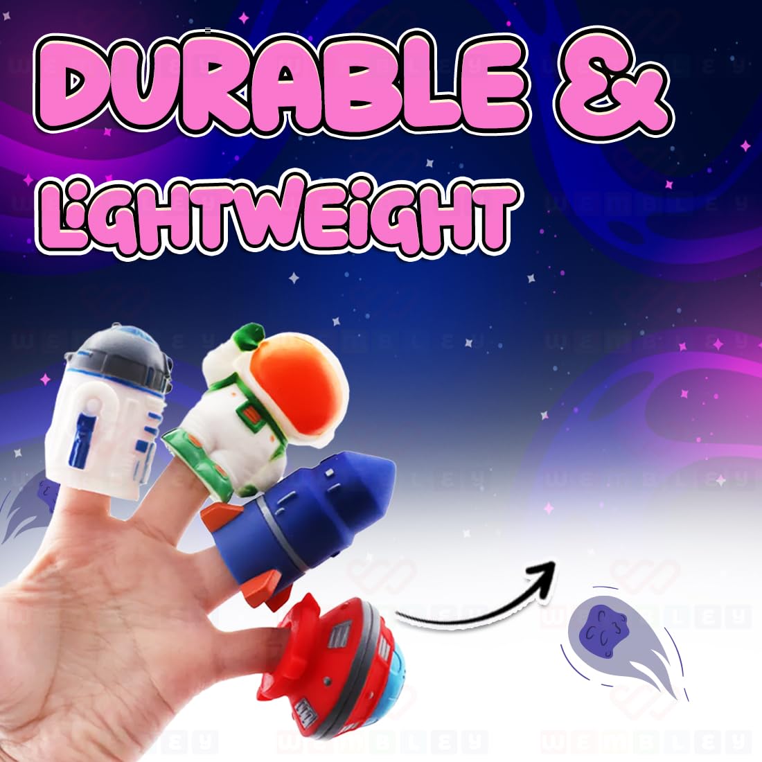 5 Pcs Space Finger Puppet Toy