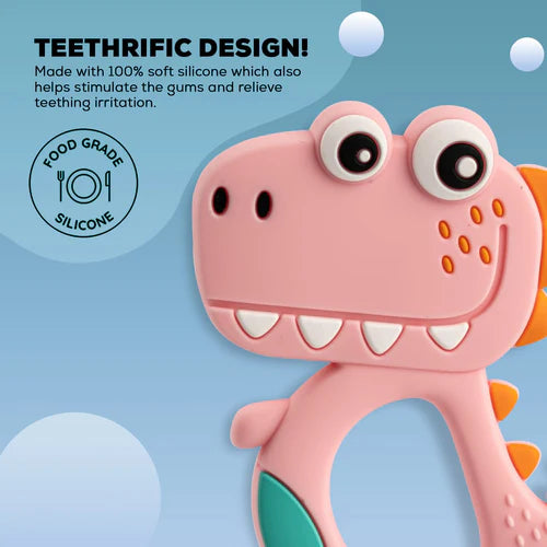 Dinosaur Silicone Teether for Baby
