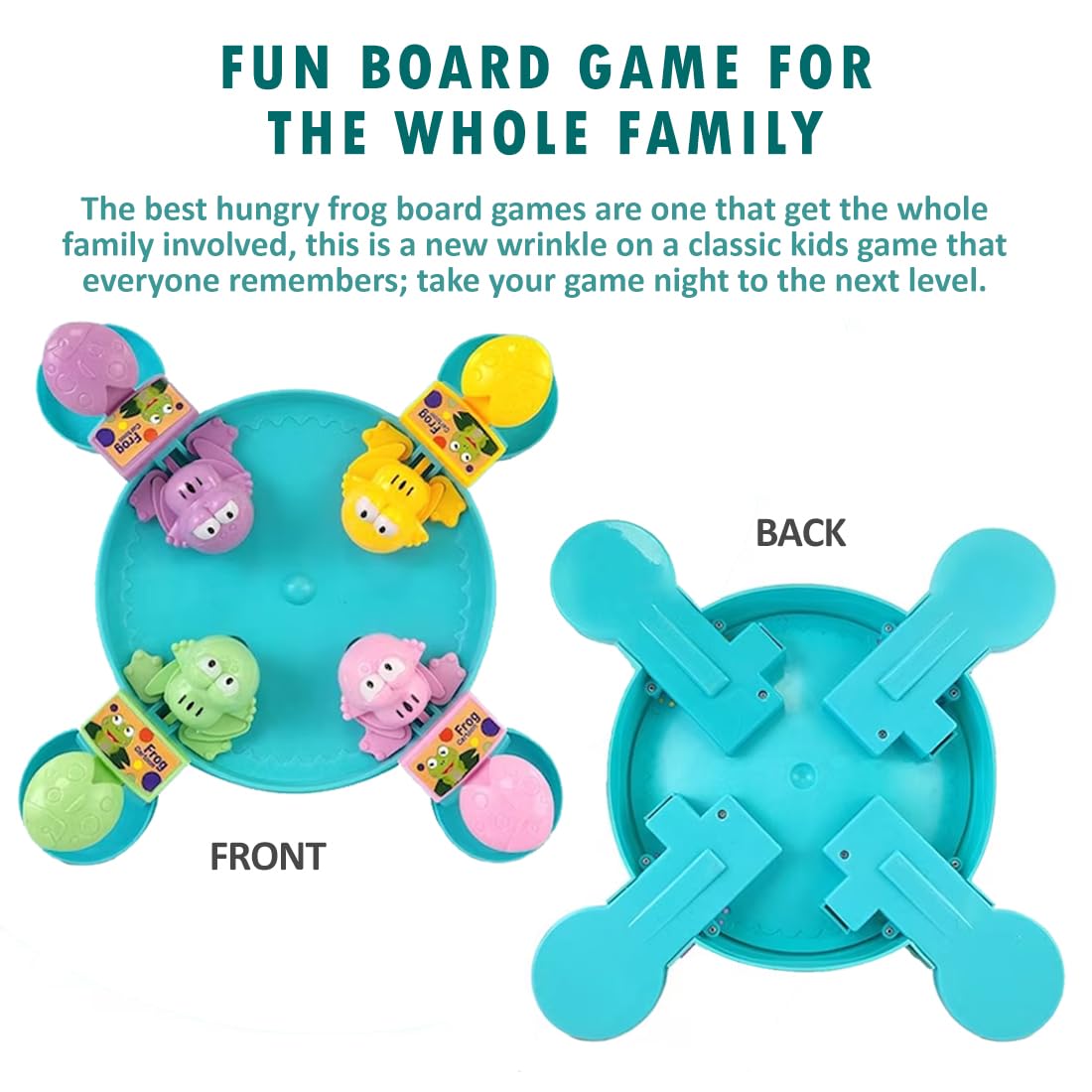 Hungry Frogs Board Game for 4 Players