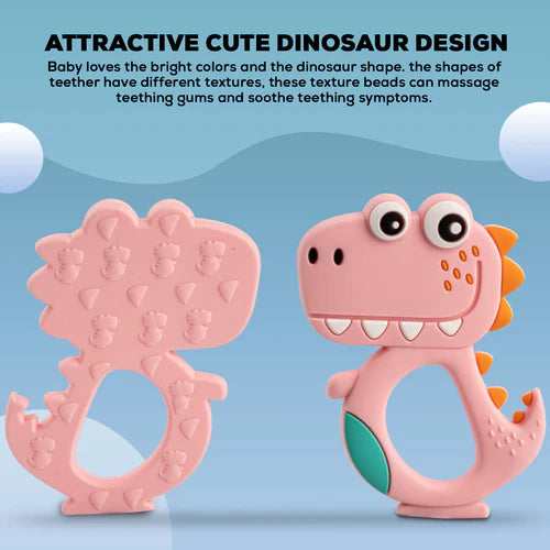 Dinosaur Silicone Teether for Baby