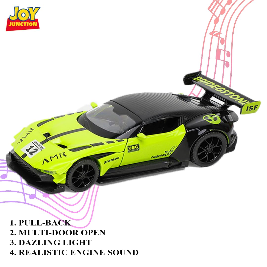 Die-Cast Metal Car jj90  Neon Green