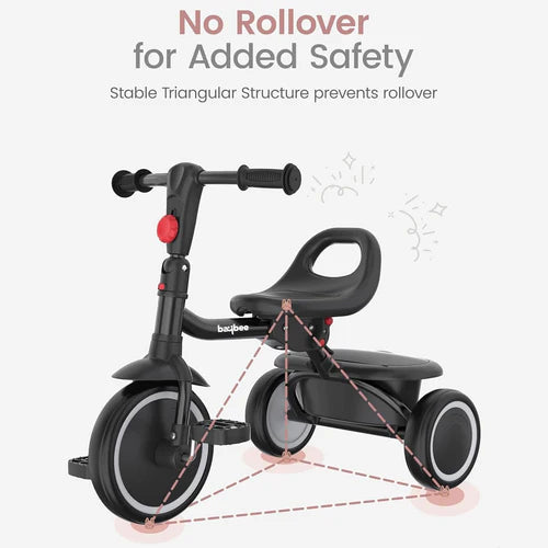 Baby Trycycle Trikidz Black