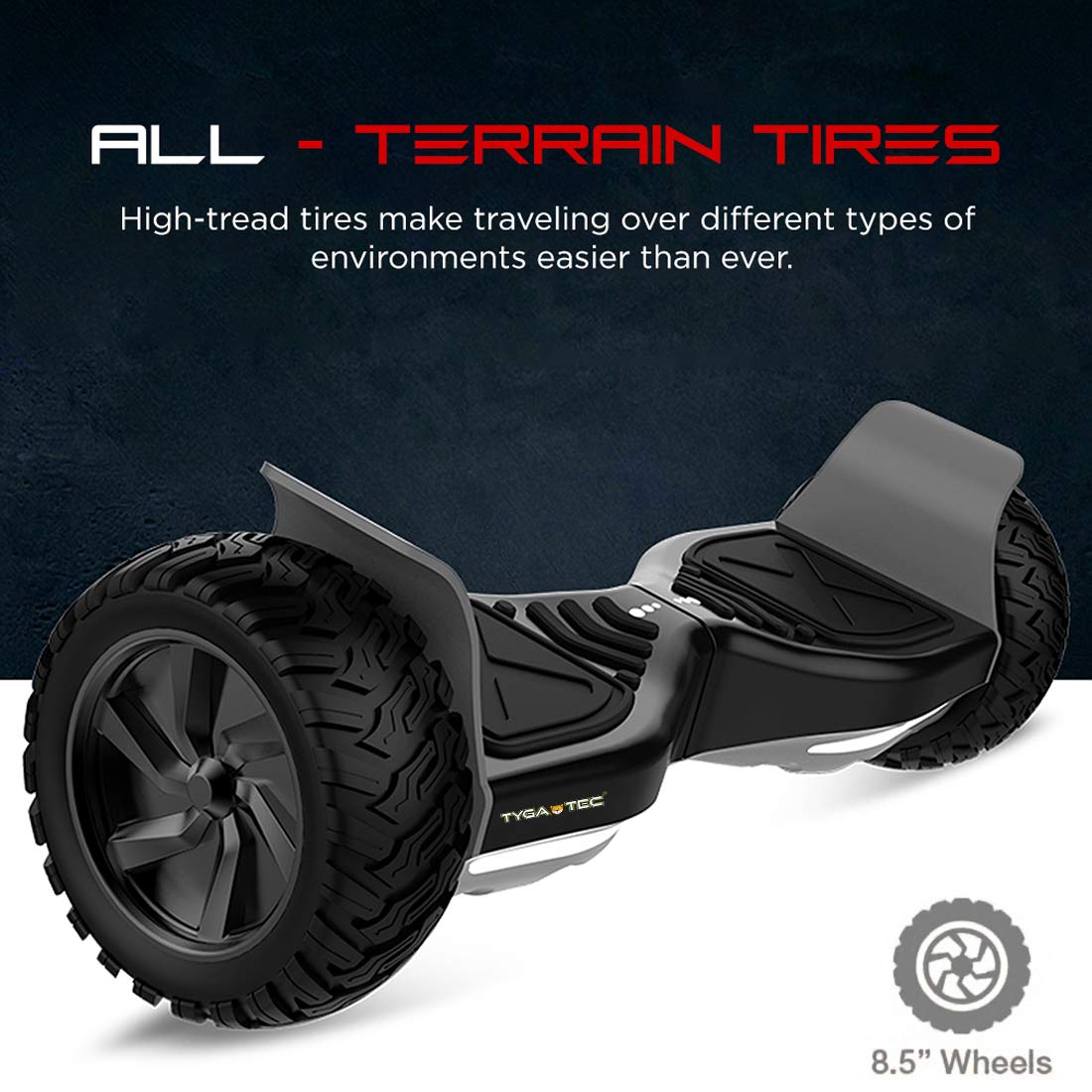 Tygatec G281, 8.5 inch All Terrain