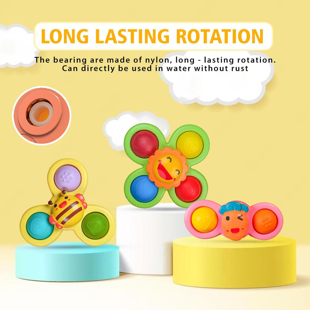 3 PCS Suction Cup Spinner Toy